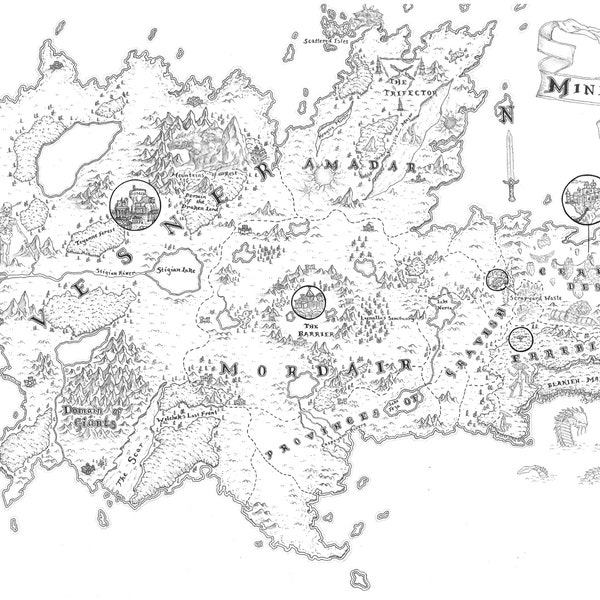 DnD Fantasy Map Scans 1