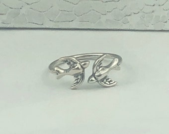 Sparrows toe ring • 925 sterling silver toe ring • Adjustable Toe Ring • Solid Toe Ring •Little Finger Ring • Pinky Ring • Knuckle Ring