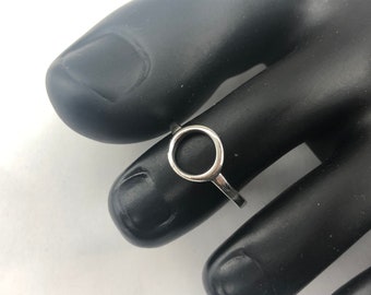 Circle Toe Ring • 925 sterling silver toe ring • high polish toe ring • Adjustable Toe Ring • Solid Toe Ring • Pinky Ring • Knuckle Ring