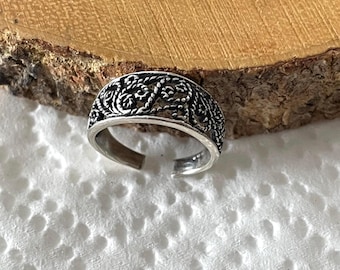 Filigree Sterling Silver Toe Ring