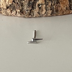 Thunderbolt Nasenstecker • 925 Sterling Silber Nasenstecker