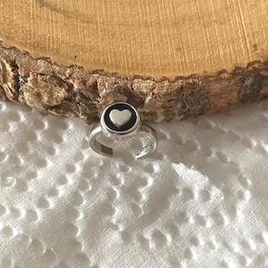 Bijou d'oreille cœur • Bijou d'oreille en argent sterling 925