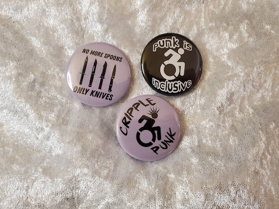 Disability Pinback Buttons - 1.5"