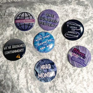Set of 2 Dan and Phil Pinback Buttons - 1.5" (Pick Two) · Hard Launch
