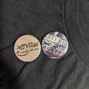 Set of Two OFMD Season 2 Pinback Buttons - 1.5&quot;