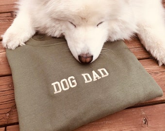 Sweat Dog dad en broderie