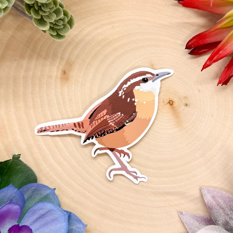 Wren Sticker Wren Print - Etsy