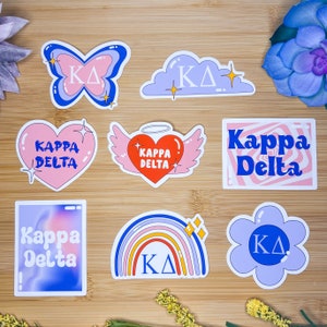 Kappa Delta Aufkleber, Kappa Delta Aufkleber, Kappa Delta Flagge, Kappa Delta Geschenke, Kappa Delta Sorority, Kappa Delta Aufkleber, Kappa Delta