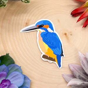 Kingfisher Sticker, Bird Sticker, Birdwatching Sticker, Birding Sticker, Kingfisher Decal, Kingfisher Decor, Common Kingfisher, Kingfisher