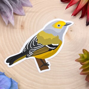 White Eyed Vireo Sticker, White Eyed Vireo Decal, White Eyed Vireo Gift, White Eyed Vireo Decor, White Eyed Vireo Bird, White Eyed Vireo