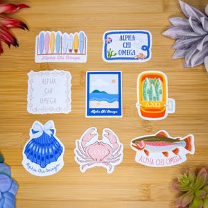 Alpha Chi Omega Sticker Pack, Sorority Stickers, Alpha Chi Omega Flag, Alpha Chi Omega Gifts, Alpha Chi Omega Stickers