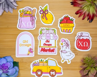 Chi Omega Aufkleber, Schwesternschaft Aufkleber, Chi Omega Flagge, Chi Omega Geschenke, Chi Omega Aufkleber, Chi Omega Dekor, Chi Omega Aufkleber