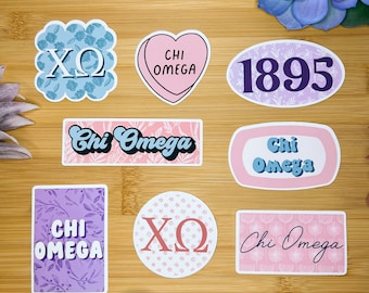 Chi Omega Aufkleber, Schwesternschaft Aufkleber, Chi Omega Flagge, Chi Omega Geschenke, Chi Omega Aufkleber, Chi Omega Aufkleber, Chi Omega Sorority, Chi O