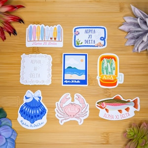 Alpha Xi Delta Sticker Pack, Sorority Stickers, Alpha Xi Delta Flag, Alpha Xi Delta Gifts, Axid Stickers, AXID decal, AXID sorority, AXID