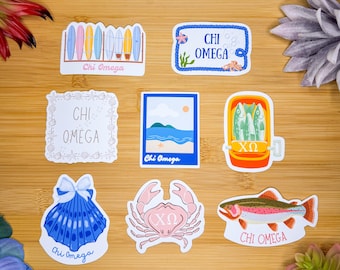 Chi Omega Aufkleber, Schwesternschaft Aufkleber, Chi Omega Flagge, Chi Omega Geschenke, Chi Omega Aufkleber, Chi Omega Dekor, Chi Omega Aufkleber