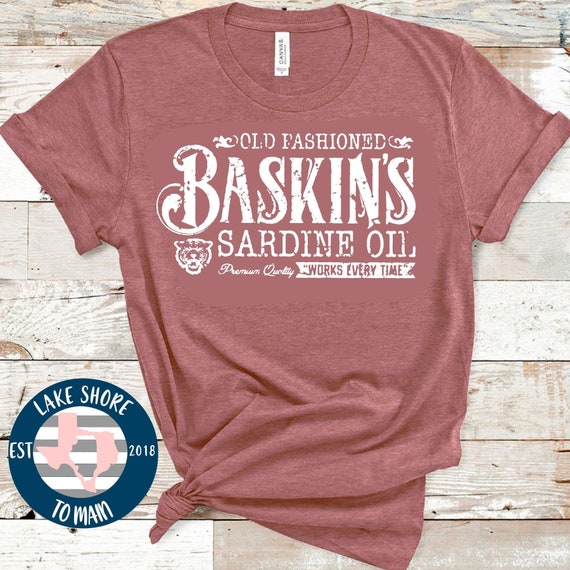 baskin sardine oil shirt