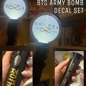 Bts Army Bomb Jungkook ‘Golden’ Decal Set