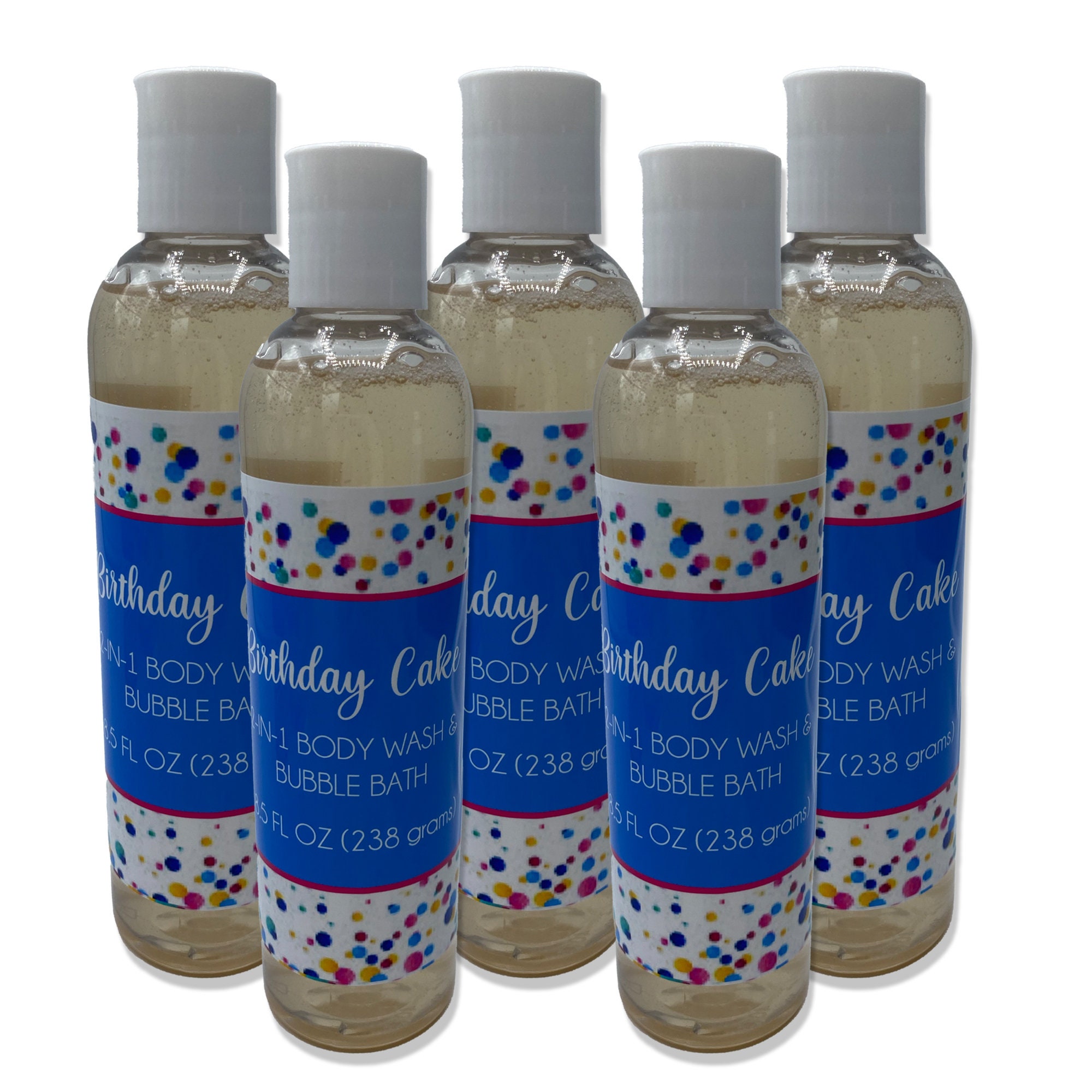 Birthday Cake Body Wash Cake Batter Scented Shower Gel Etsy