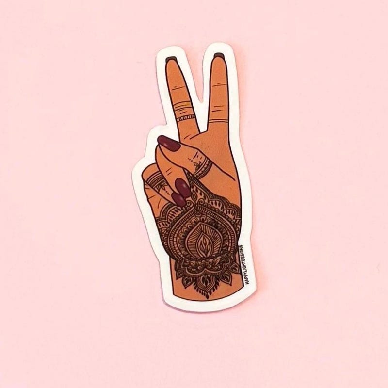 Vinyl Decal Sticker Example Henna Stickers Sheets - Etsy