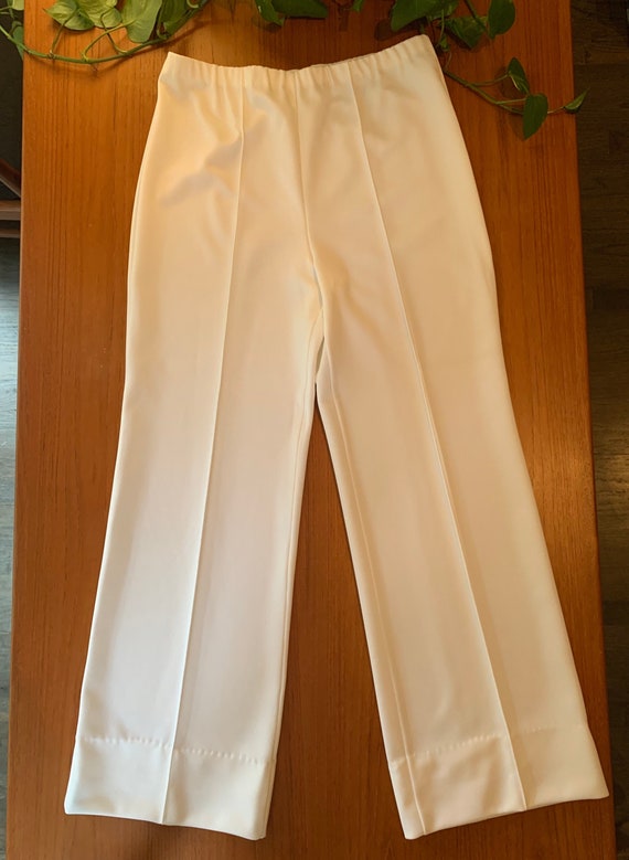 70s Polyester Pants | Bell Bottoms | Vintage Cloth