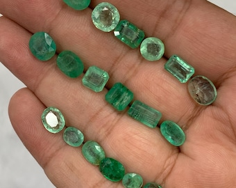 30.40 Carat Natural Emerald Parcel from Chitral, Pakistan for Jewellery