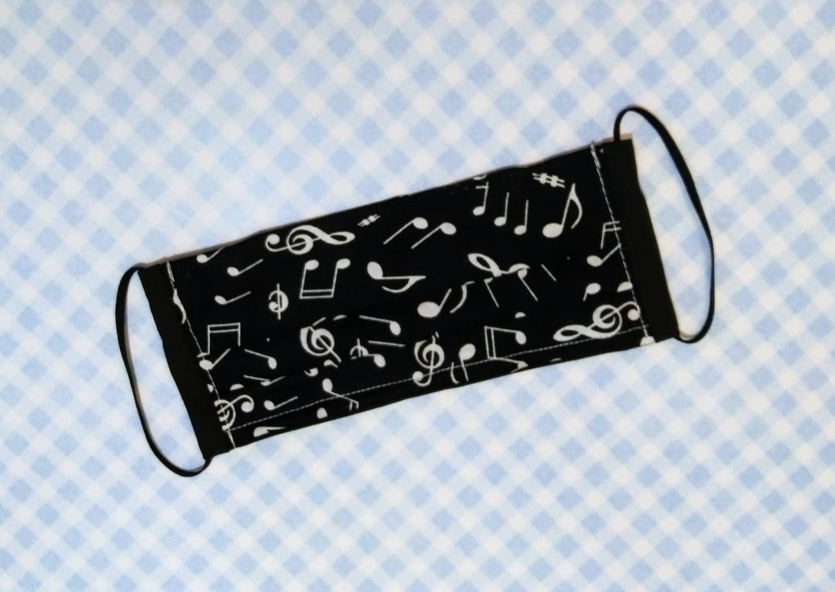 Music notes cotton face mask, Anti Dust mask, Reusable Face mask, Cot…