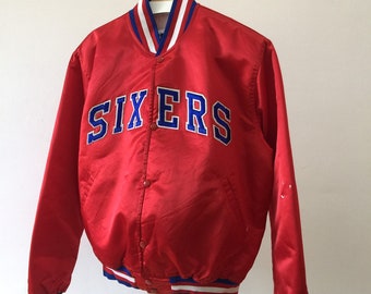 sixers starter jacket