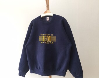vintage u of m sweatshirts