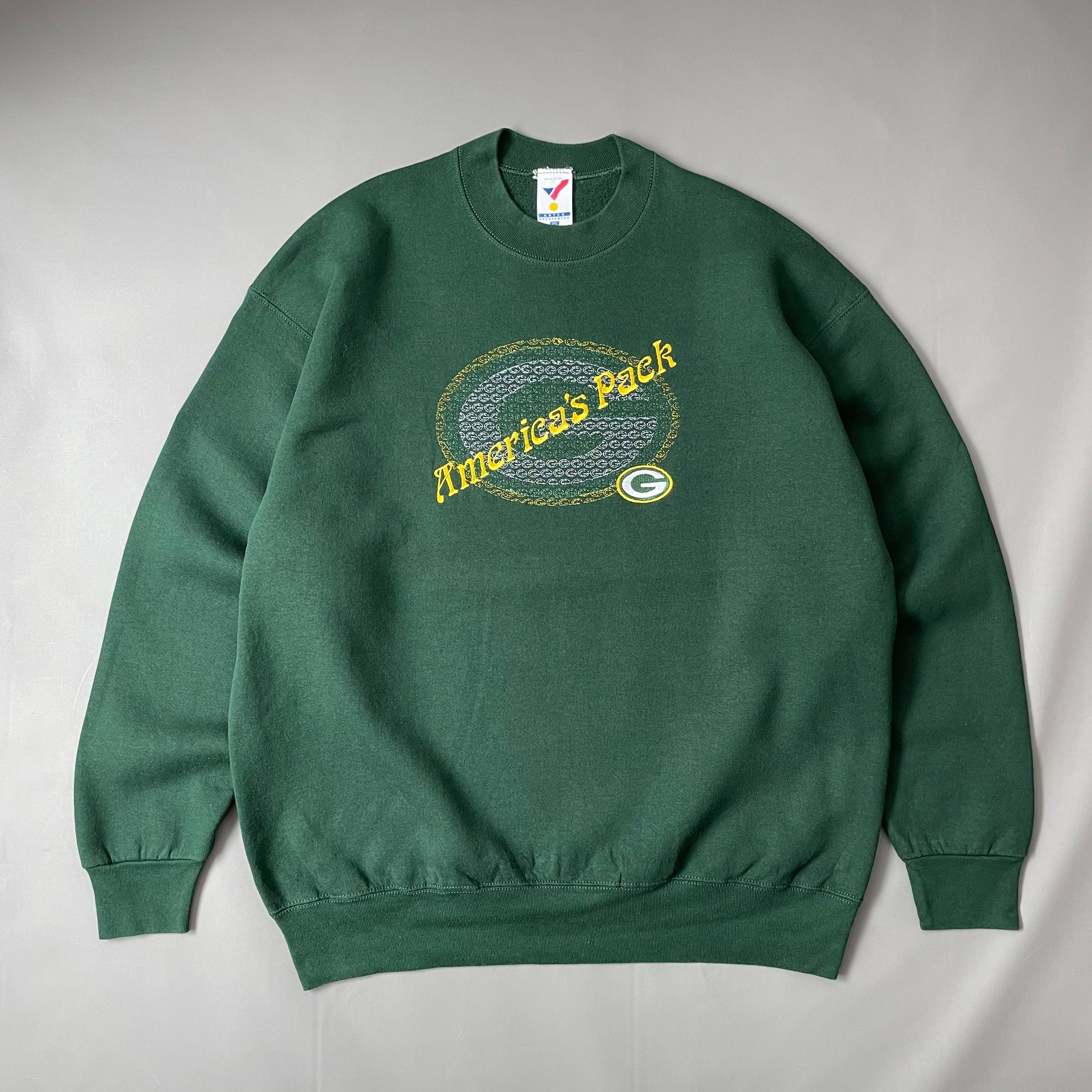 Vintage Green Bay Packers NFL Football Embroidered Crewneck - Etsy