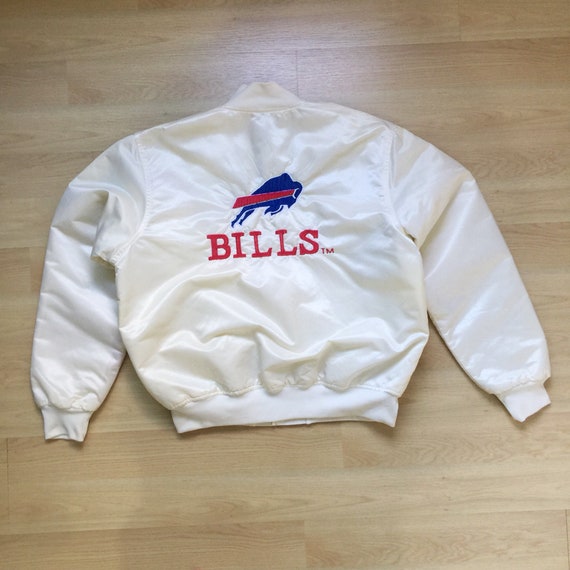 Vintage Buffalo Bills NFL Football Bomber Satin Ja