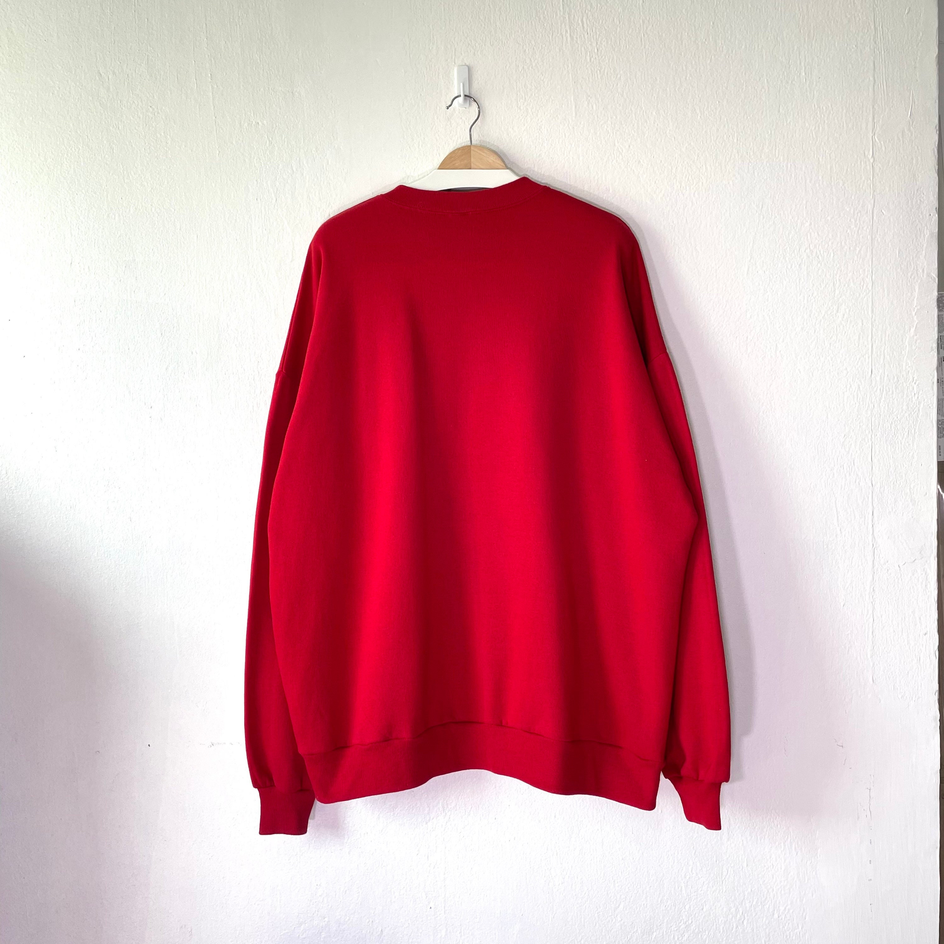 Vintage 90s Georgia Bulldogs Crewneck Red Sweatshirt Sportswear size ...