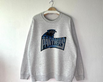 Vintage 1994 Carolina Panthers Crewneck Grau Sweatshirt Sportswear