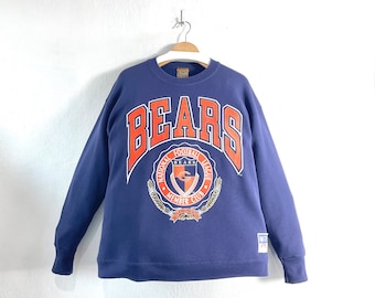 Vintage 90s Chicago Bears NFL Crewneck Sweatshirt Team Sportswear Size XL