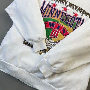 Vintage 1991 Minnesota Twins Champions MLB Crewneck Sweatshirt Team