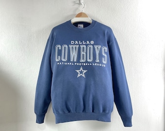 Vintage 90er Jahre Dallas Cowboys Rundhals-Sweatshirt Team Sportswear (M)