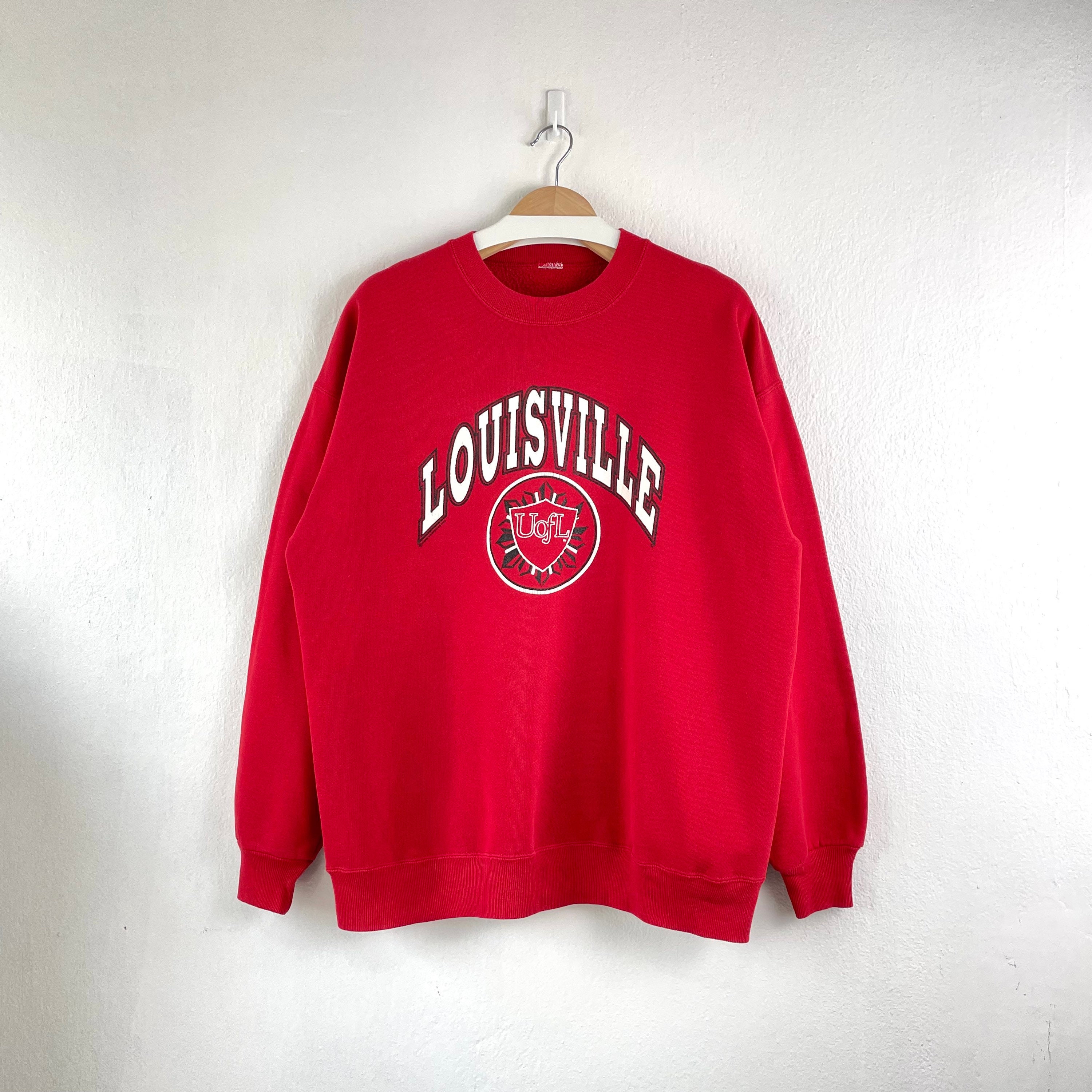 Vintage 1993 University of Louisville Crewneck Sweatshirt 