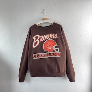 Vintage 90s Cleveland Browns Crewneck Sweatshirt Team Sportswear