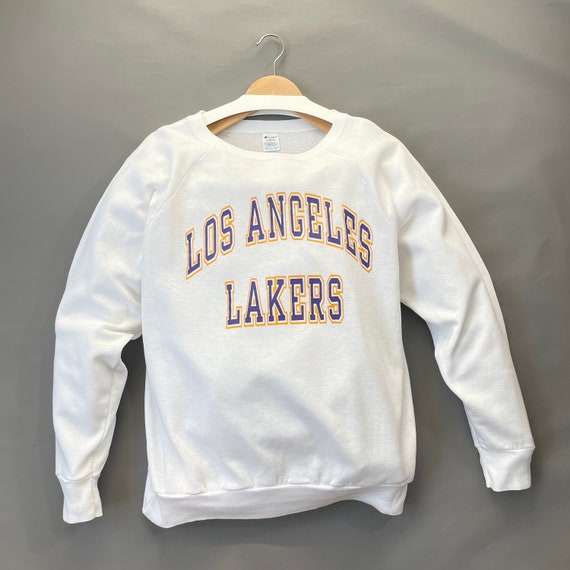 Vintage 80s Champion Los Angeles Lakers NBA Crewn… - image 5