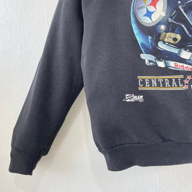 Vintage 90s Pittsburgh Steelers Crewneck Sweatshirt Team Sportswear Etsy