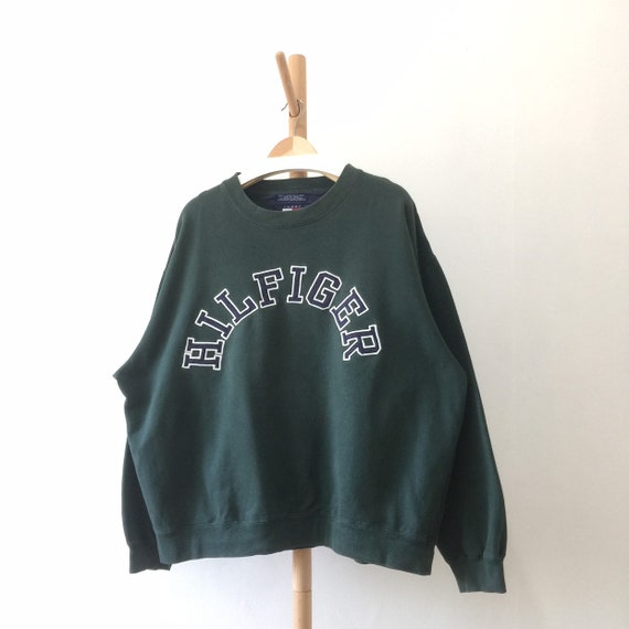 Vintage 90s Tommy Hilfiger Embroidered Crewneck Sw