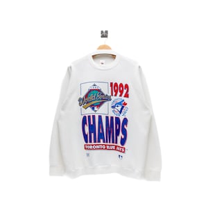 Vintage 1992 Toronto Blue Jays | World Series Champions Sweatshirt | MLB Baseball Crewneck | Sports Memorabilia | Retro Fan Gear | Size XL