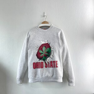 Vintage 90s 2 sided Ohio State Buckeyes Crewneck Sweatshirt Team Sportswear