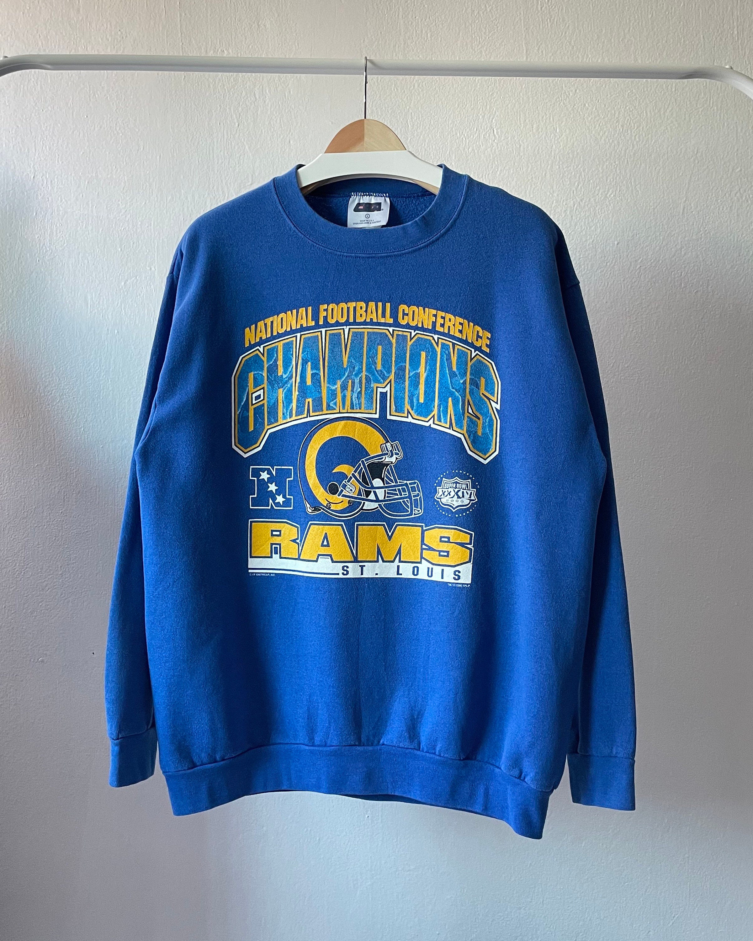 Vintage St.Louis Rams NFL Football Champions Crewneck | Etsy