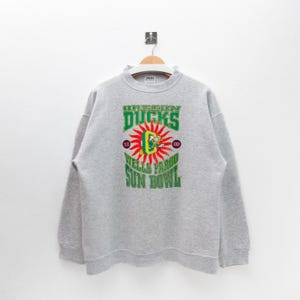 Vintage 1999 Oregon Ducks | Sun Bowl Crewneck Sweatshirt | NCAA University Team Sportswear | College Football Gift | Vintage Style | Size L