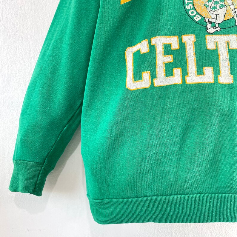 Vintage 90s Boston Celtics NBA Basketball Crewneck Sweatshirt Team