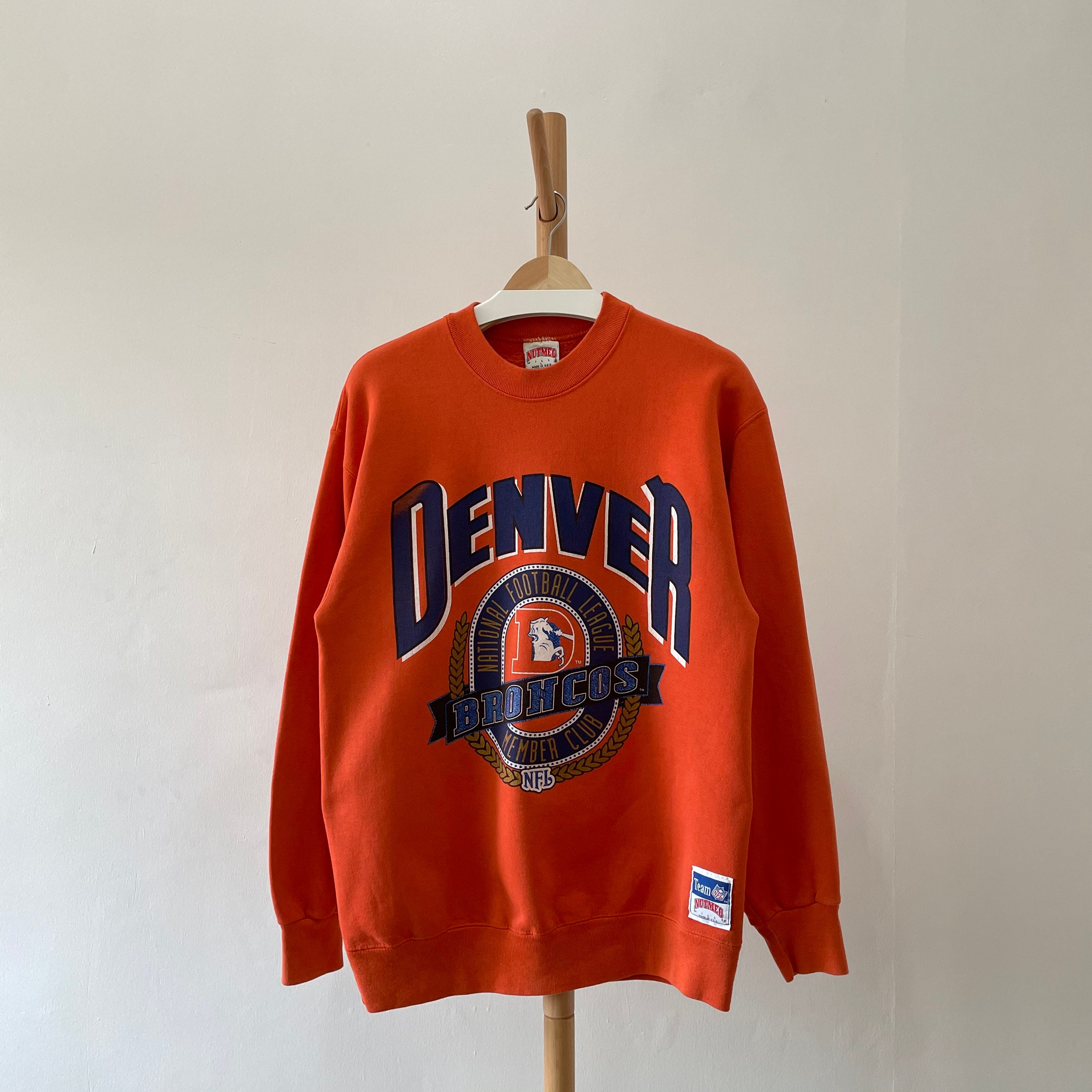 Vintage Denver Broncos NFL Football Crewneck Sweatshirt L | Etsy