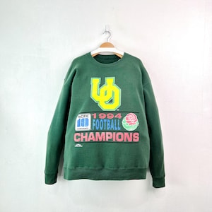 Vintage 1994Oregon Ducks | College-Fußball-Sweatshirt | Rose Bowl Champs | Rundhalspullover | Vintage Sportbekleidung | Größe XL