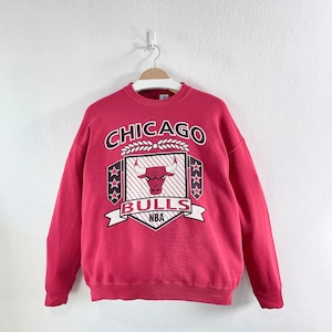 Vintage 90s Chicago Bulls NBA Basketball Crewneck Sweatshirt Team Sportswear