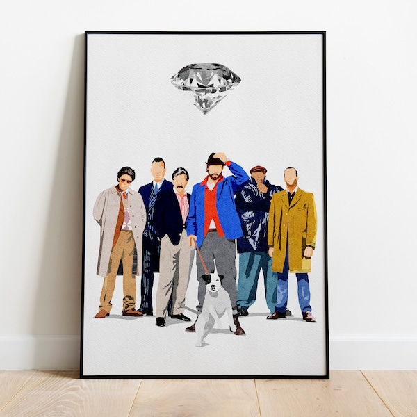 Snatch / Movie Poster / Digital Prints / Printable Wall Art / DIGITAL DOWNLOAD / Art Illustration