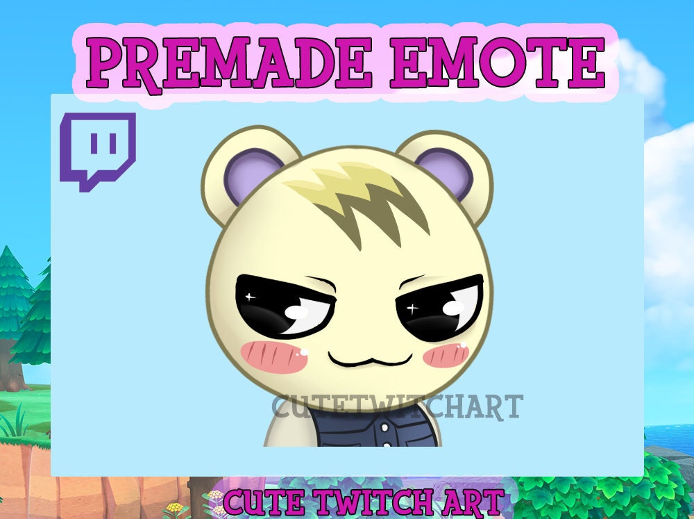 Animal Crossing Marshall Smug Twitch Emote - Etsy España